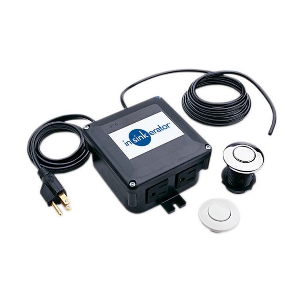 Insignia SinkTop Switch - Dual Outlet (Chrome and White Buttons included)