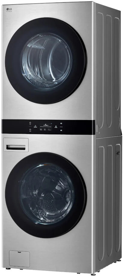 LG Studio LG STUDIO WashTower™ Smart Front Load 5.0 cu. ft. Washer and 7.4 cu. ft. Electri