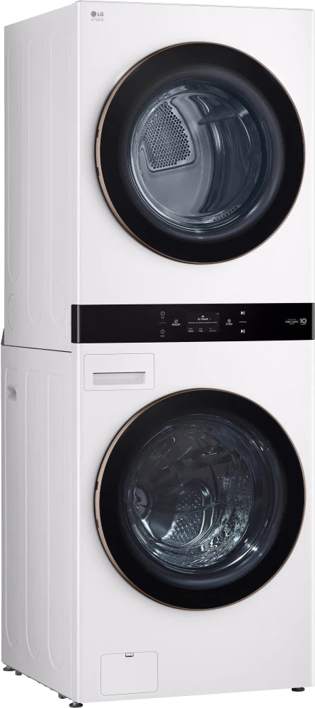 LG Studio LG STUDIO WashTower™ Smart Front Load 5.0 cu. ft. Washer and 7.4 cu. ft. Electri