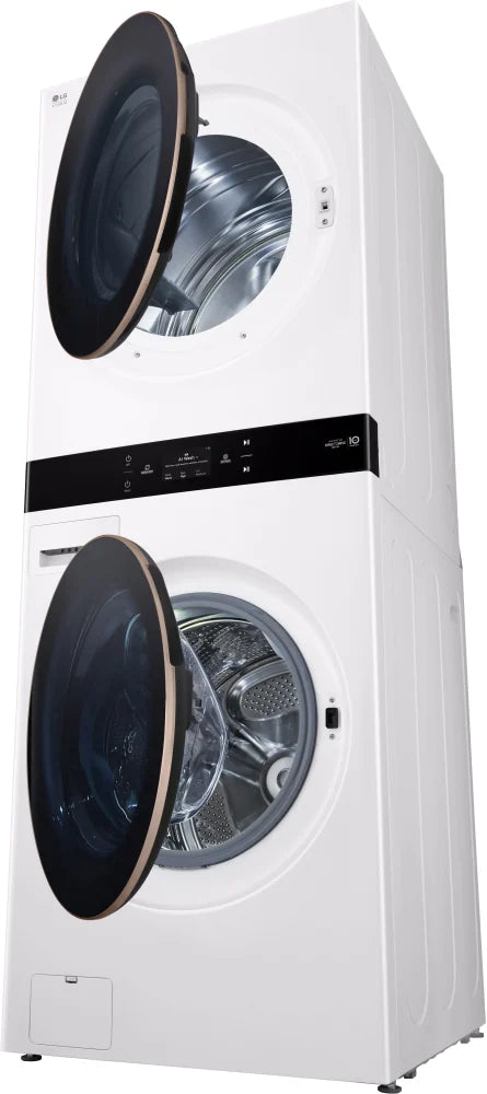 LG Studio LG STUDIO WashTower™ Smart Front Load 5.0 cu. ft. Washer and 7.4 cu. ft. Electri