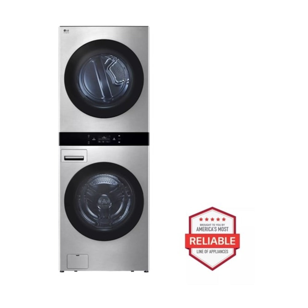 LG Studio LG STUDIO WashTower™ Smart Front Load 5.0 cu. ft. Washer and 7.4 cu. ft. Gas Dry