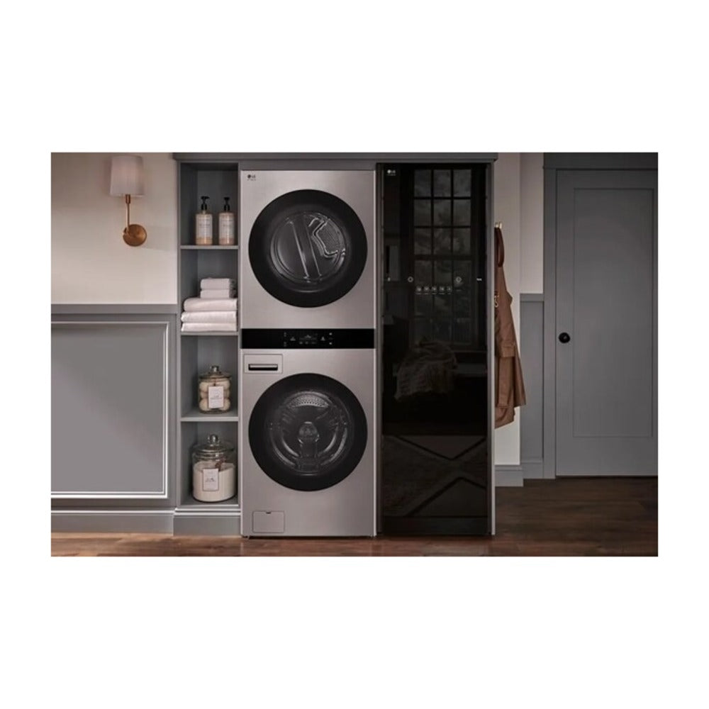LG Studio LG STUDIO WashTower™ Smart Front Load 5.0 cu. ft. Washer and 7.4 cu. ft. Gas Dry