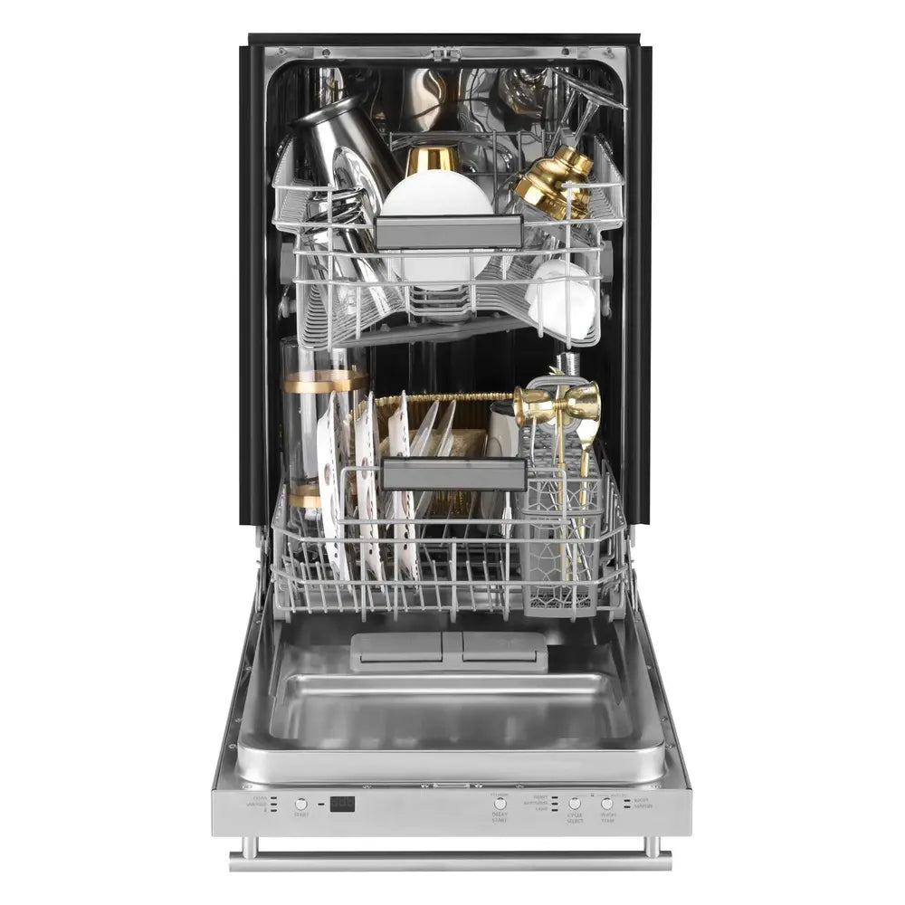 GE Profile 18" Panel-Ready Dishwasher