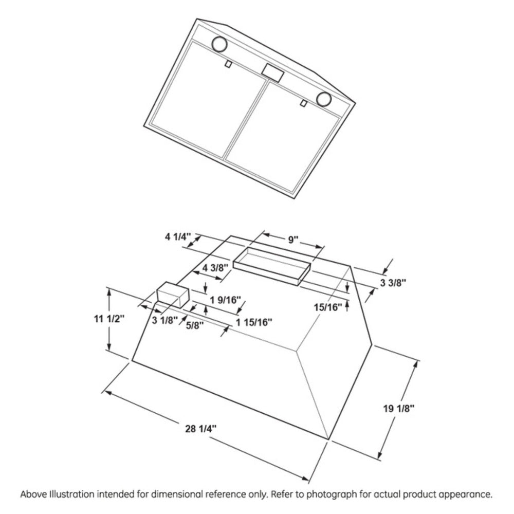 GE 30" Smart Designer Custom Insert w/ Dimmable LED Lighting
