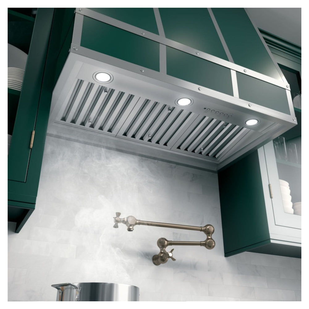 GE 36" Smart Designer Custom Insert w/ Dimmable LED Lighting