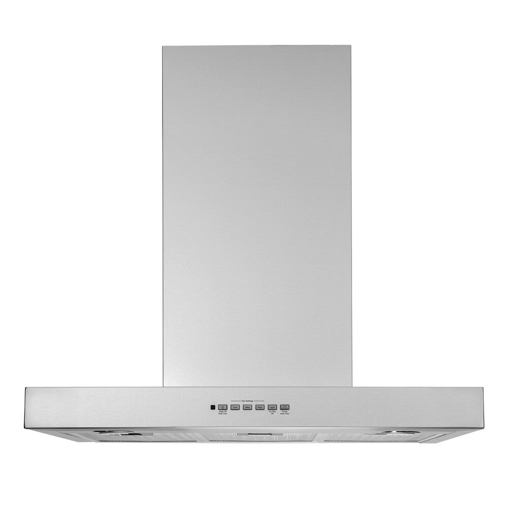 GE 30" Designer Wall Mount Hood w/ Dimmable LED Lighting