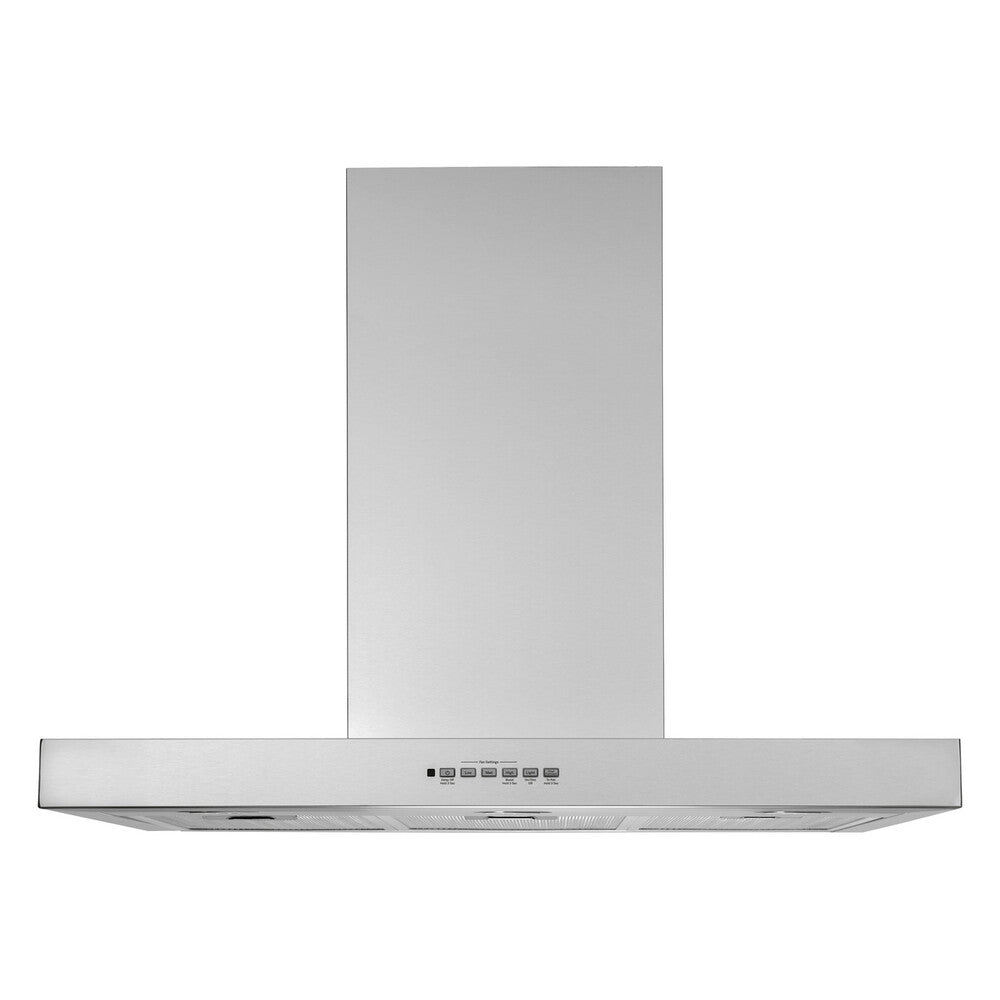 GE 36" Designer Wall Mount Hood w/ Dimmable LED Lighting