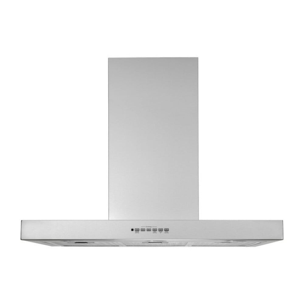 GE 36" Designer Wall Mount Hood w/ Dimmable LED Lighting