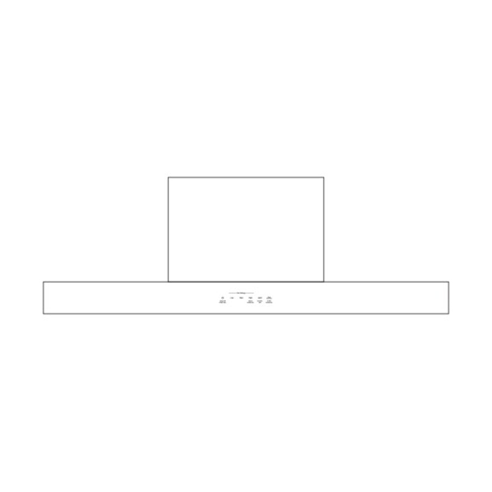 GE 36" Designer Wall Mount Hood w/ Dimmable LED Lighting