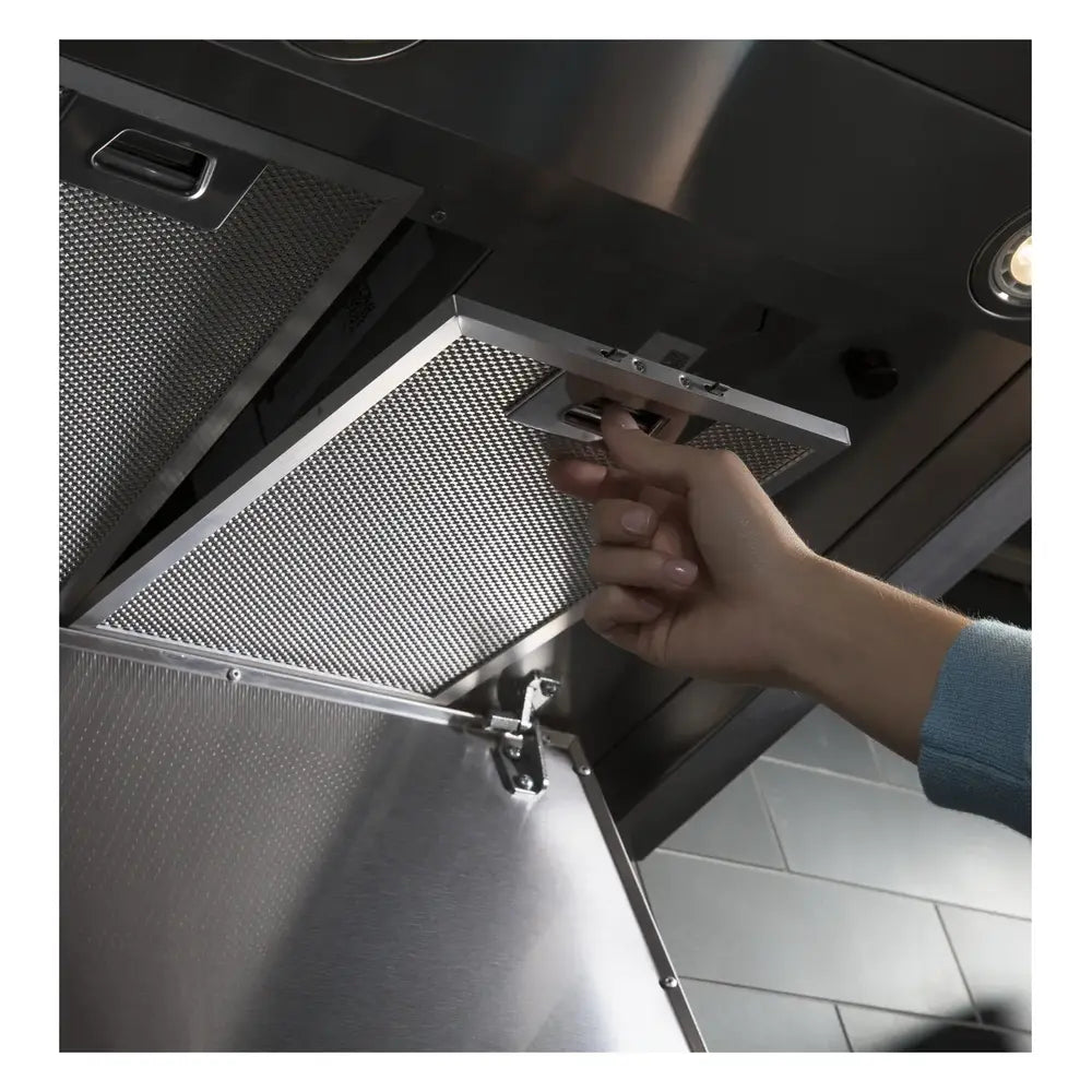 GE 36" Smart Designer Wall Mount Hood w/ Perimeter Venting