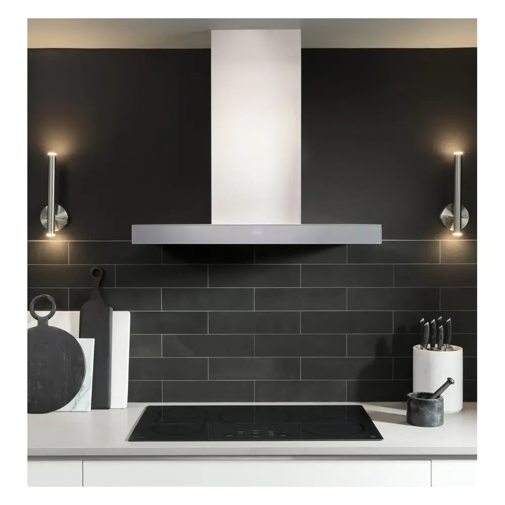 GE 36" Smart Designer Wall Mount Hood w/ Perimeter Venting