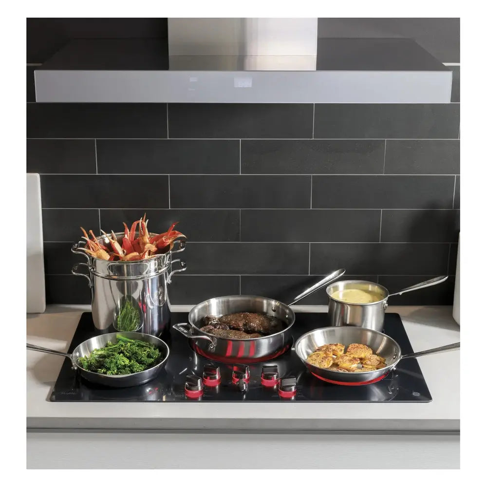 GE 36" Smart Designer Wall Mount Hood w/ Perimeter Venting