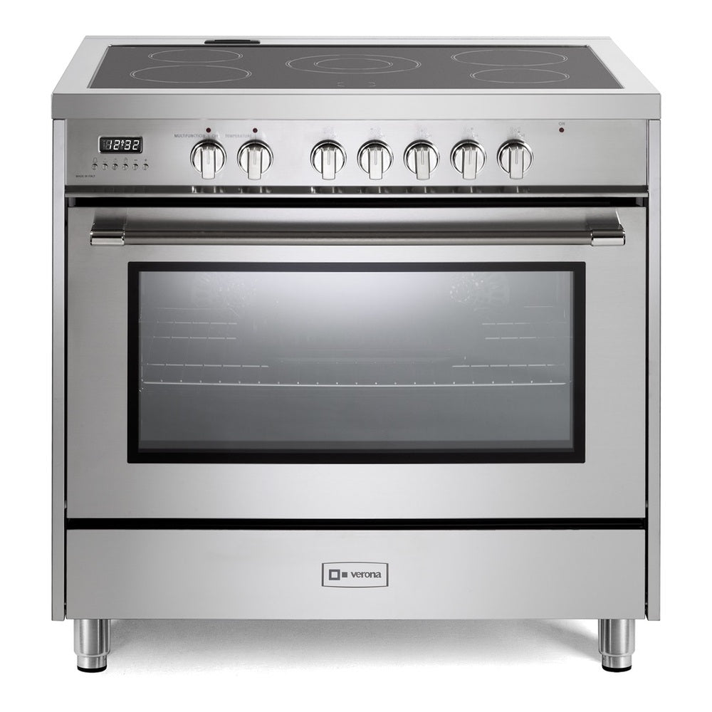 Verona Verona Prima 36" Electric Range with 5 Radiant Burners in Stainless Steel
