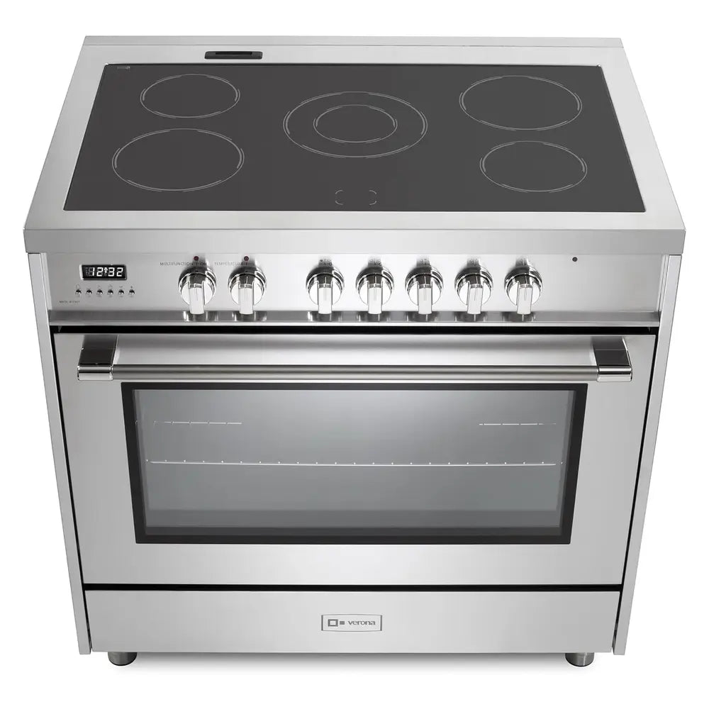 Verona Verona Prima 36" Electric Range with 5 Radiant Burners in Stainless Steel