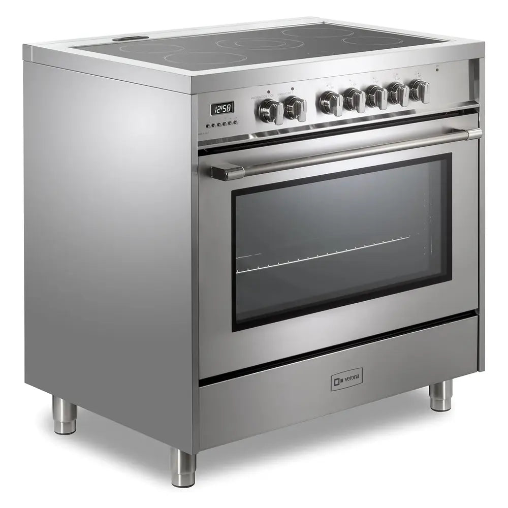 Verona Verona Prima 36" Electric Range with 5 Radiant Burners in Stainless Steel