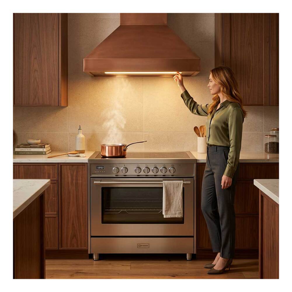 Verona Verona Prima 36" Electric Range with 5 Radiant Burners in Stainless Steel