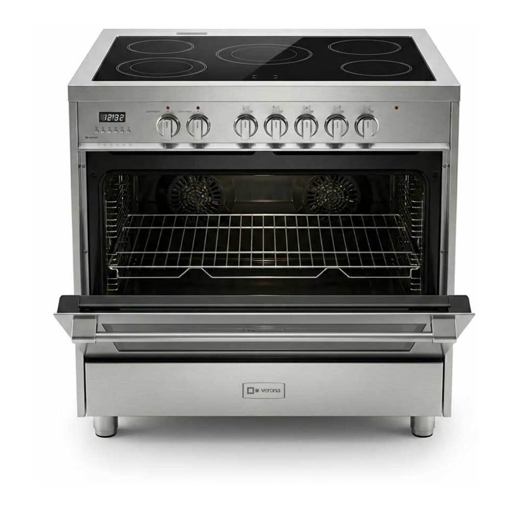 Verona Verona Prima 36" Electric Range with 5 Radiant Burners in Stainless Steel