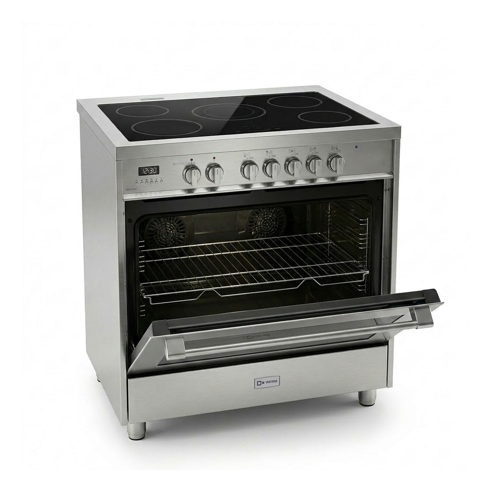 Verona Verona Prima 36" Electric Range with 5 Radiant Burners in Stainless Steel