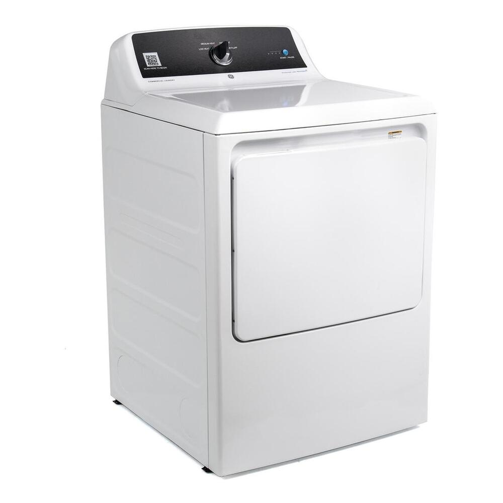 GE GE® 7.4 cu. ft. Capacity aluminized alloy drum Commercial Gas Dryer with Sensor 