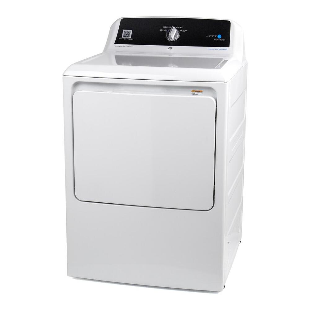 GE GE® 7.4 cu. ft. Capacity aluminized alloy drum Commercial Gas Dryer with Sensor 