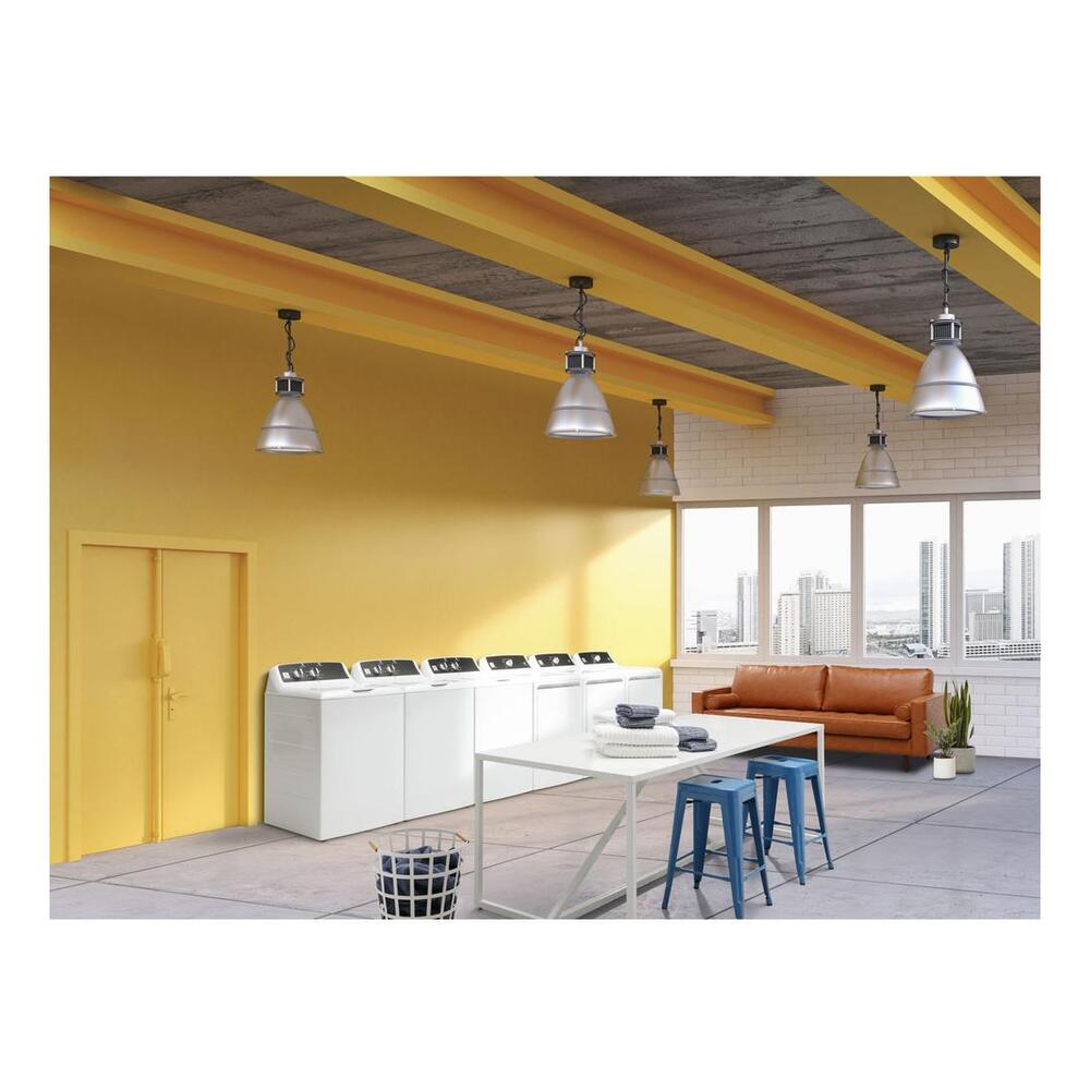 GE GE® 7.4 cu. ft. Capacity aluminized alloy drum Commercial Gas Dryer with Sensor 