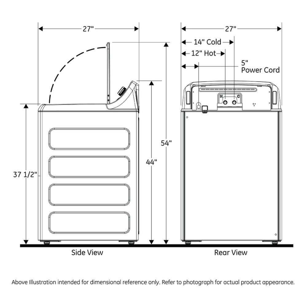 GE GE® 4.2 cu. ft. Capacity Commercial Washer with Stainless Steel Basket, Built-In