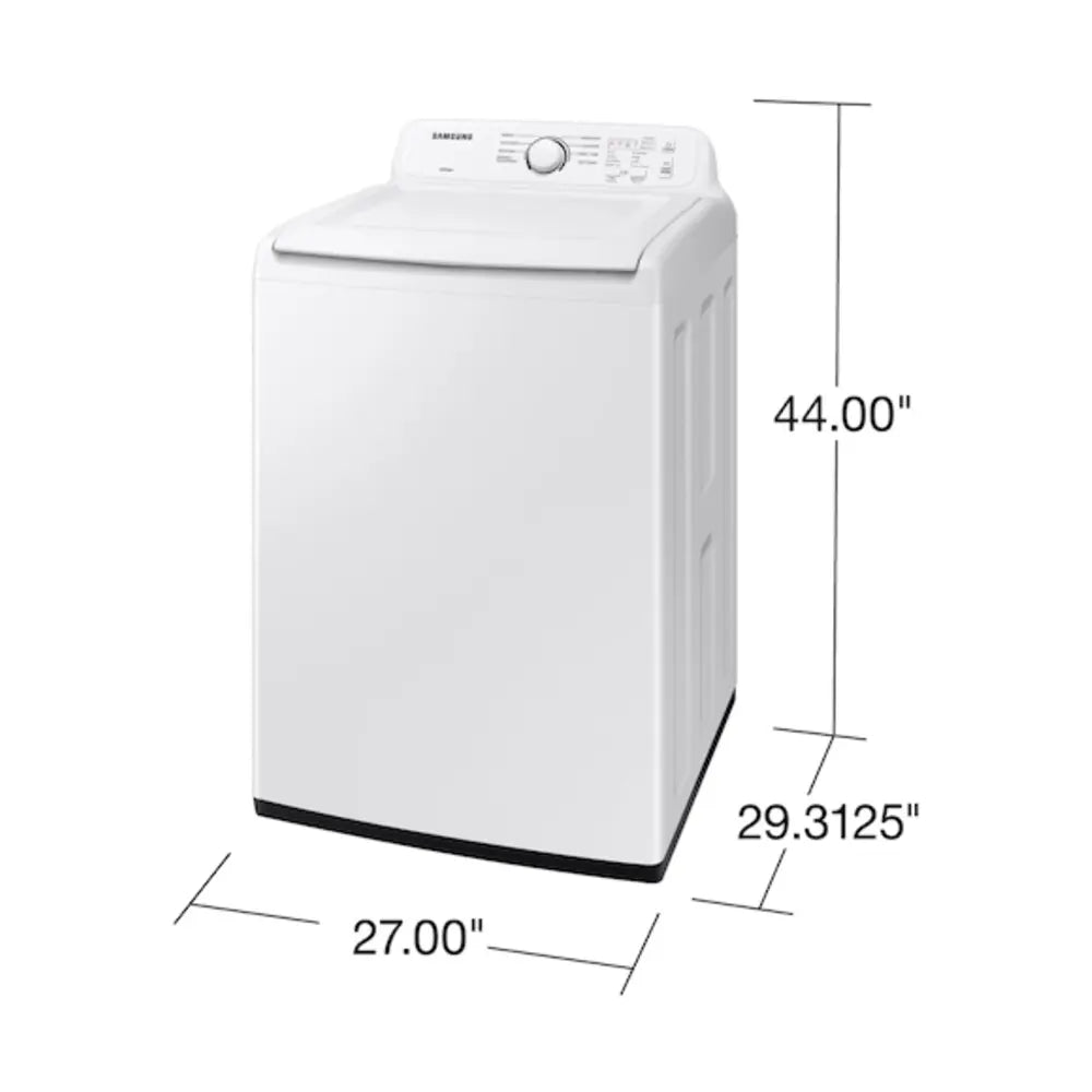 Samsung 4.0 cu. ft. Top Load Washer with ActiveWave™ Agitator and Soft-Close Lid in Whit