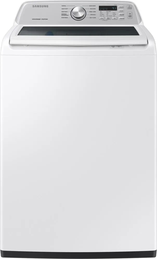 Samsung 4.4 cu. ft. Top Load Washer with ActiveWave™ Agitator and Soft-Close Lid in Whit