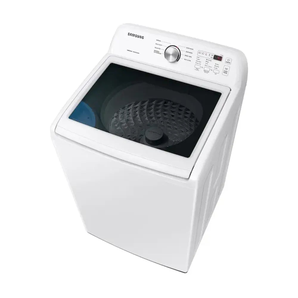 Samsung 4.4 cu. ft. Top Load Washer with ActiveWave™ Agitator and Soft-Close Lid in Whit