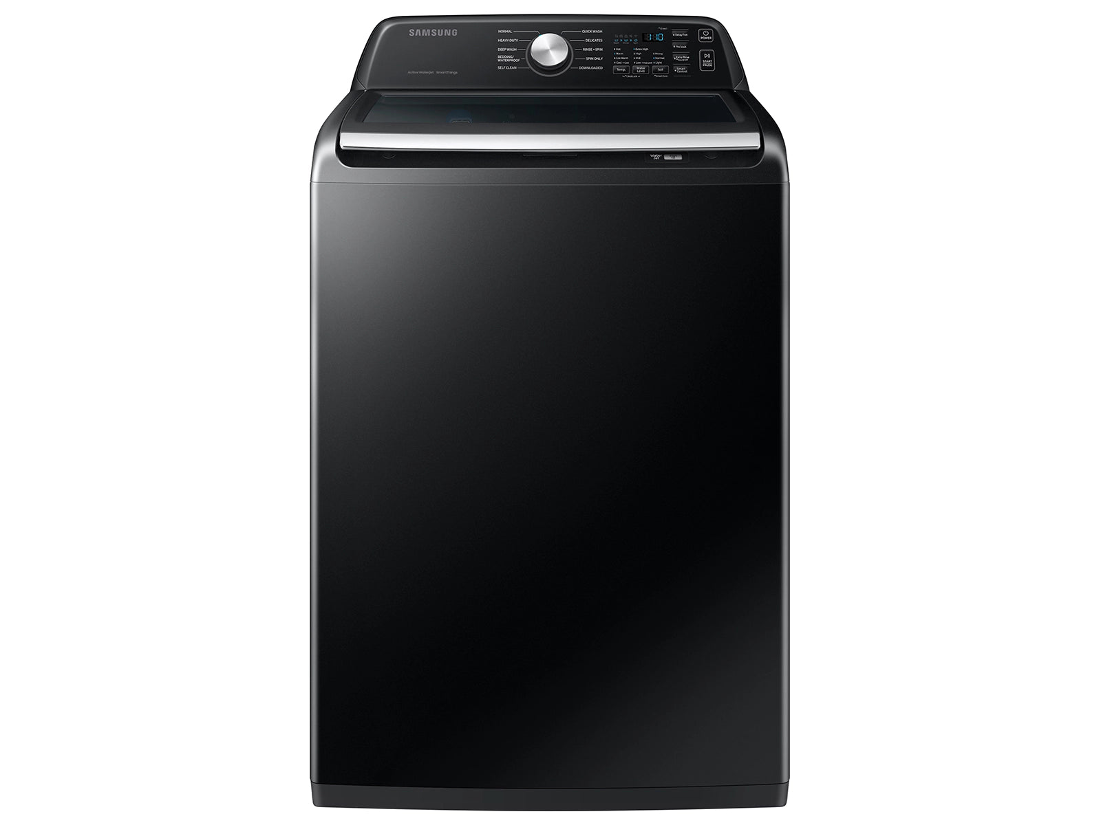 Samsung 4.7 cu. ft. Large Capacity Smart Top Load Washer with Active WaterJet in Brushed
