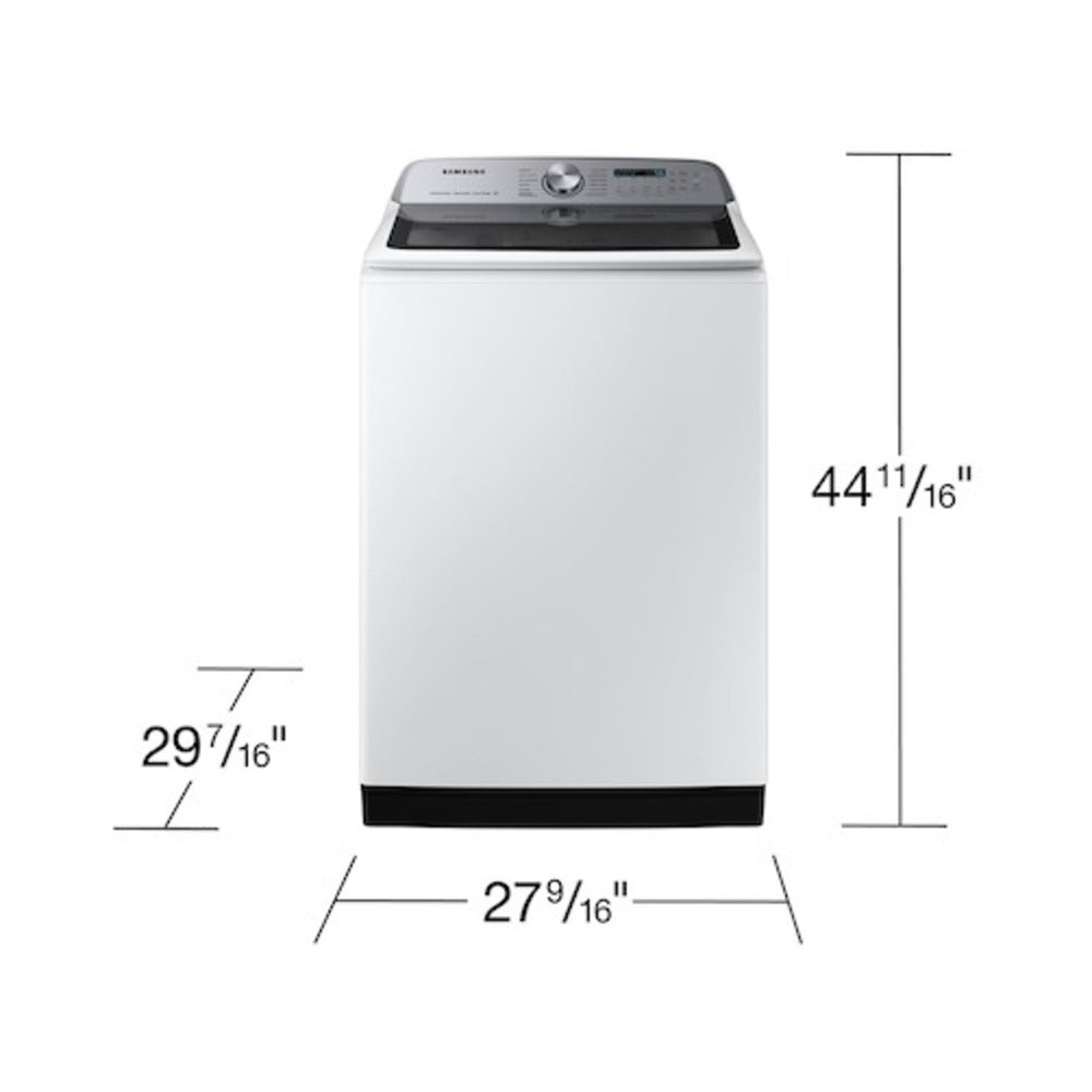 Samsung 5.1 cu. ft. Large Capacity Smart Top Load Washer with ActiveWave™ Agitator and S
