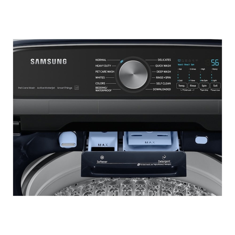 Samsung 5.4 cu. ft. Smart Top Load Washer with Pet Care Solution and Super Speed Wash in