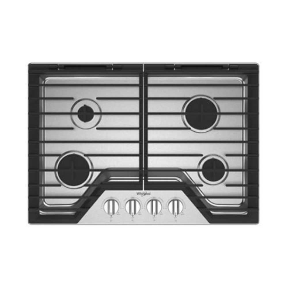 Whirlpool 30-inch Gas Cooktop with EZ-2-Lift™ Hinged Cast-Iron Grates