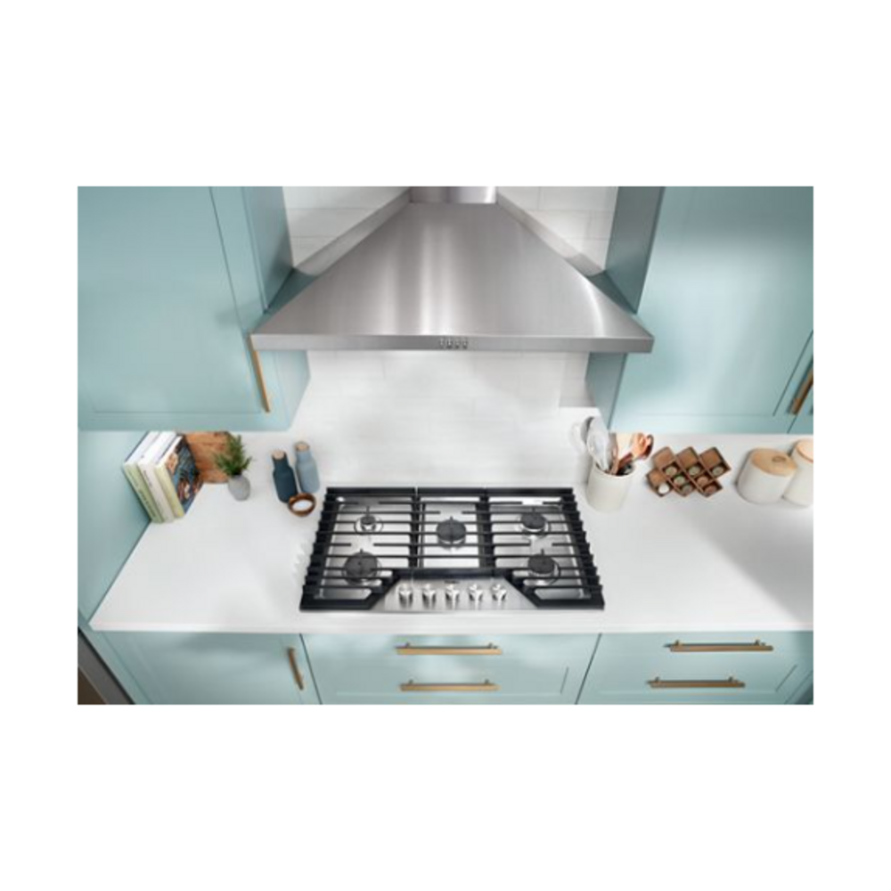 Whirlpool 36-inch Gas Cooktop with 5 Burners and EZ-2-Lift™ Hinged Cast-Iron Grates