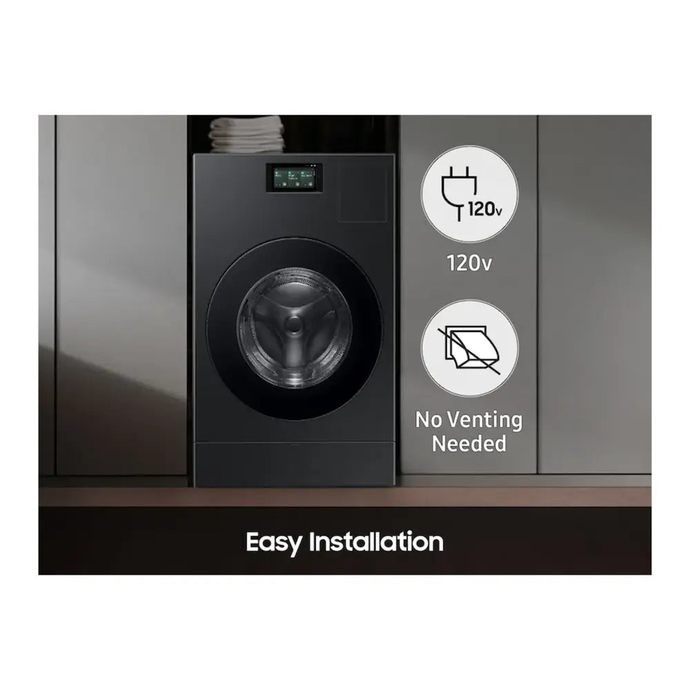 Samsung Bespoke AI All-in-One Ventless Combo AI Home 7" LCD Display  AI OptiWash™ and Dr