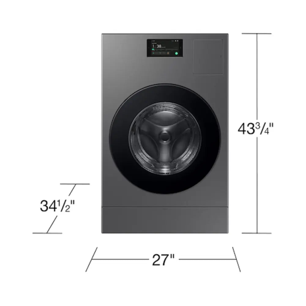 Samsung Bespoke AI All-in-One Ventless Combo AI Home 7" LCD Display  AI OptiWash™ and Dr