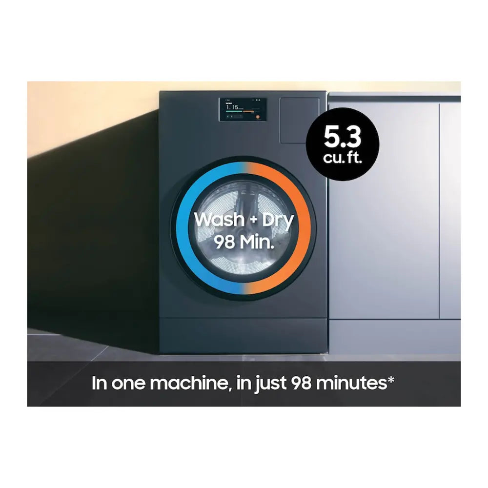 Samsung Bespoke AI All-in-One Ventless Combo AI Home 7" LCD Display  AI OptiWash™ and Dr