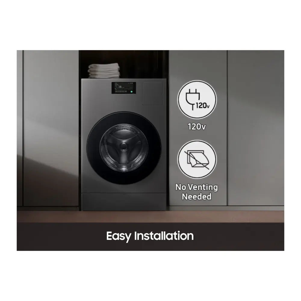 Samsung Bespoke AI All-in-One Ventless Combo AI Home 7" LCD Display  AI OptiWash™ and Dr