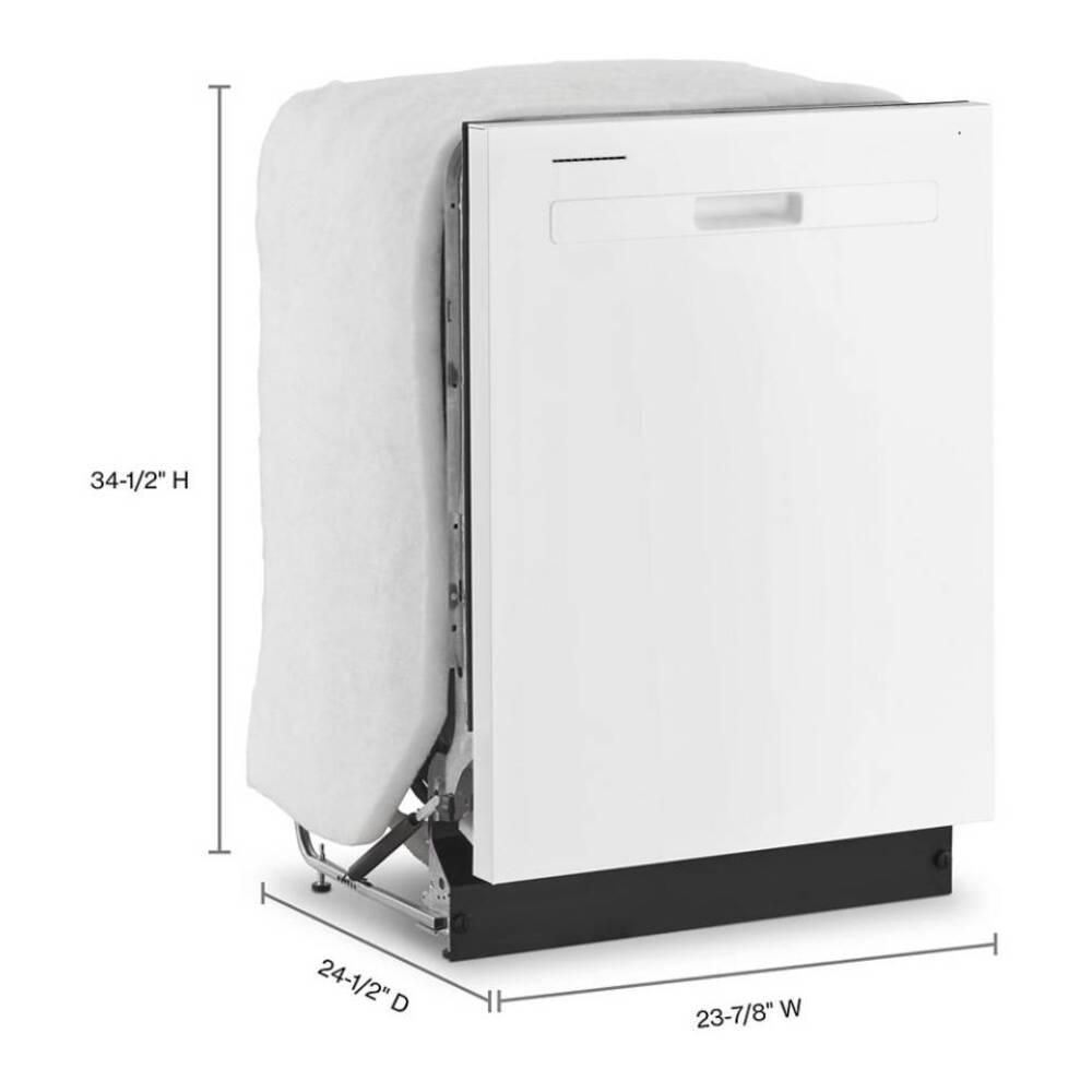 Whirlpool 24" Dishwasher with Boost Cycle and Triple Filtration Wash - 55dBA