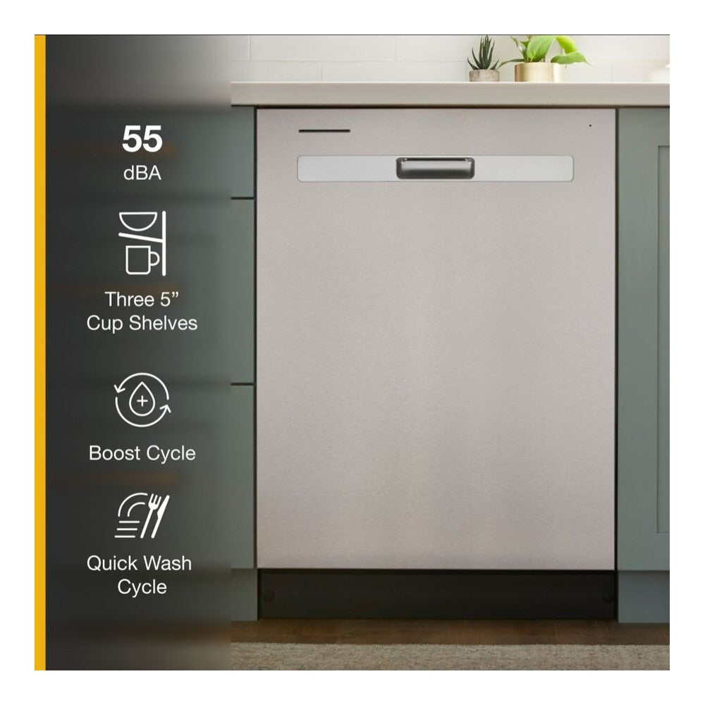 Whirlpool 24" Dishwasher with Boost Cycle and Triple Filtration Wash - 55dBA