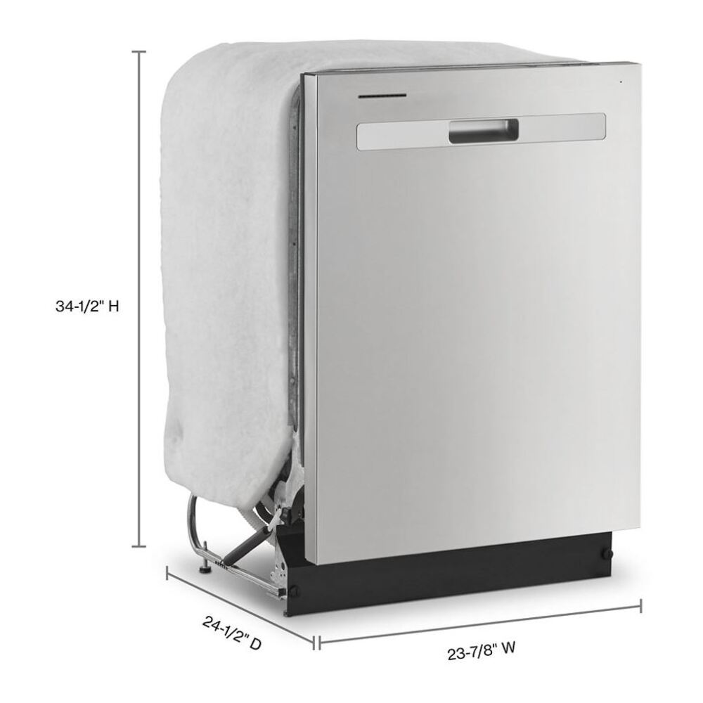 Whirlpool 24" Dishwasher with Boost Cycle and Triple Filtration Wash - 55dBA