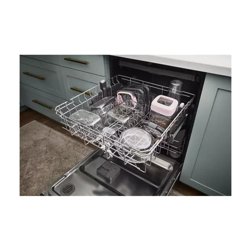 Whirlpool Quiet Dishwasher with 3rd Rack and Pocket Handle