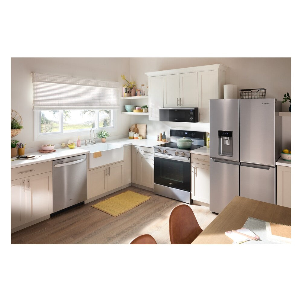 Whirlpool 24" Stainless Steel Dishwasher with Spin&Load Rack and AI Intelligent Wash - 50 