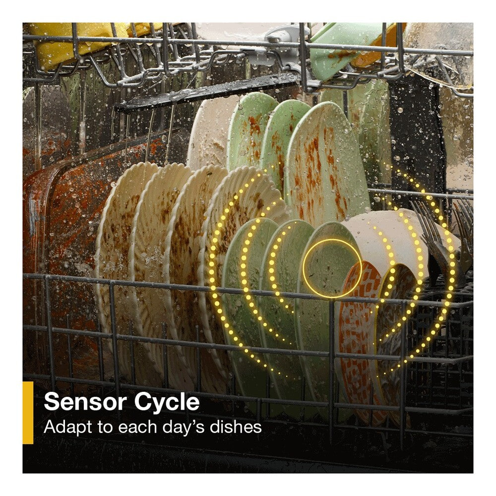 Whirlpool 24" Stainless Steel Dishwasher with Spin&Load Rack and AI Intelligent Wash - 50 