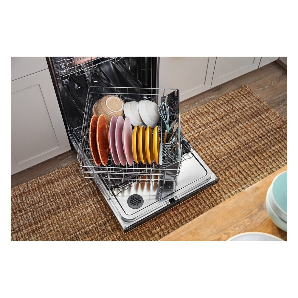 Whirlpool 24" Stainless Steel Dishwasher with Spin&Load Rack and AI Intelligent Wash - 50 