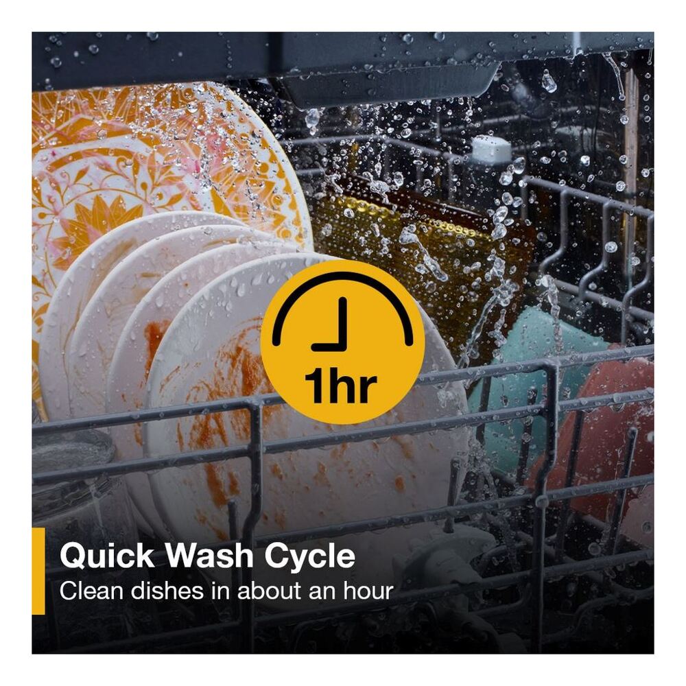 Whirlpool 24 Stainless Steel Dishwasher with AI Intelligent Wash - 47 dBA