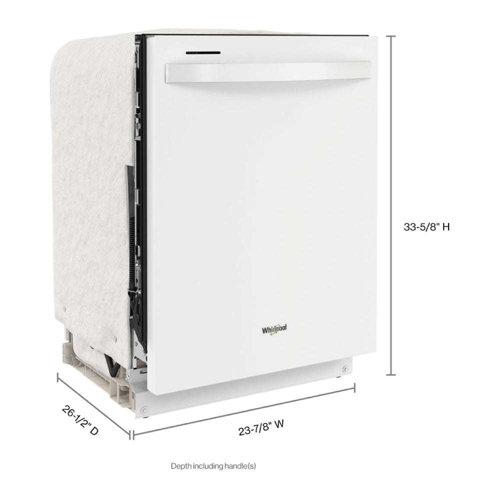 Whirlpool 24 Stainless Steel Dishwasher with AI Intelligent Wash - 47 dBA