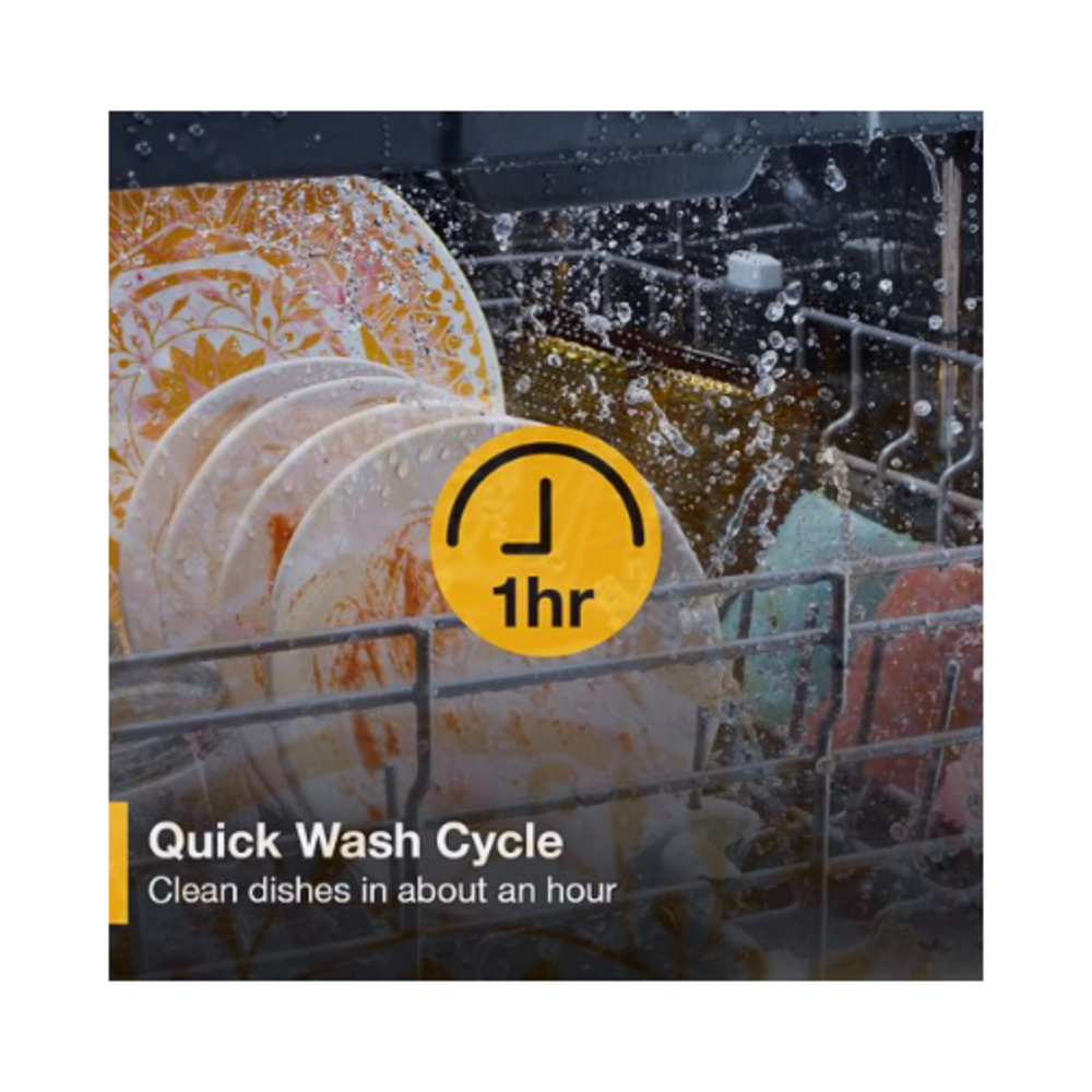 Whirlpool 24 Stainless Steel Dishwasher with AI Intelligent Wash - 47 dBA