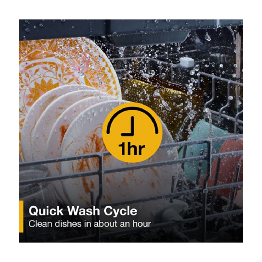 Whirlpool 24 Stainless Steel Dishwasher with AI Intelligent Wash - 47 dBA