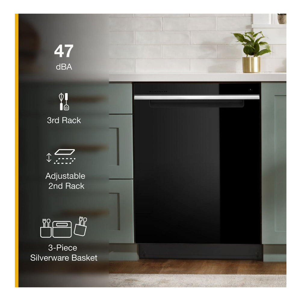 Whirlpool 24 Stainless Steel Dishwasher with AI Intelligent Wash - 47 dBA